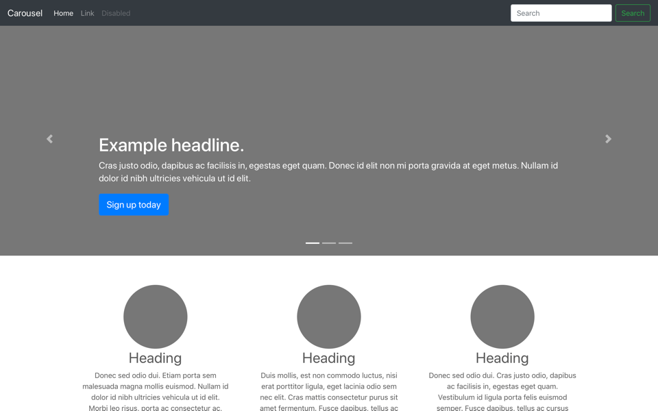 Examples · Bootstrap 4 RTL